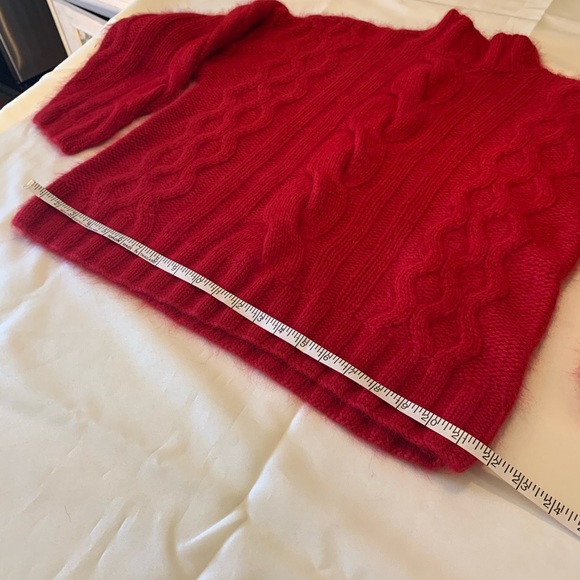Express Tricot XS/S Red Sweater angora and lambswool - Picture 5 of 11